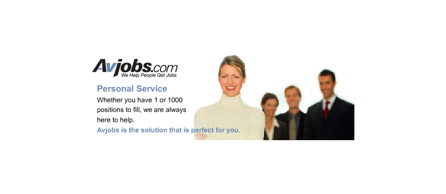 Whether you have one or one hundred aviation related positions to fill, Avjobs is the solution that is perfect for you.