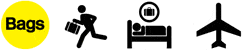 BagsCars-We take bags.We provide luggage tags and boarding passes.We get bags to their destinations.