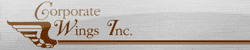 Corporate Wings Inc-Corporate Wings, Inc. is an aircraft brokerage company established in 1985.  Our main business is the sale and acquistion of corporate aircraft.  Some of our clients request that we help them establish flight departments and assist in hiring the personal for those flight departments.